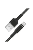 Round Rs-101 Micro Usb Data/şarj Kablosu 3a 1mt Örgü - Siyah - 3