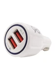 3.1a (type-c) Kablo + Çift Girişli Oto Araç Çakmaklık 9a V41 - 3