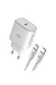 LinkTech C308 20W PD Type-C to Lightning Kablolu Şarj Aleti Set - 1