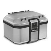 SHAD TR-48 MOTOSİKLET METAL ARKA ÇANTA TİTANYUM - 1