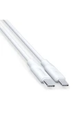 Pd25t Qc3.0 Pd 25w Hızlı Şarj Aleti Type-c To Type-c Kablo Set Beyaz - 1