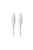 Baseus Type-C to Type-C 100w Hızlı Şarj Kablosu 1m - Beyaz - 1