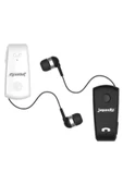 ( Beyaz-siyah ) Titreşimli Makaralı Bluetooth Kulaklık Ex A8 - 1