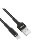 Round Rs-101 Micro Usb Data/şarj Kablosu 3a 1mt Örgü - Siyah - 1