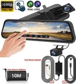 MPIA CC63 10" Dokunmatik Ekran FullHD 1080P Hafıza Araç Içi Çift Lens Kamera (Park Mod Adaptörü) - 1