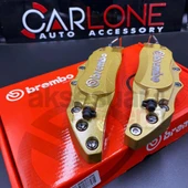 Brembo Orjinal Metal Kaliper Kapağı Sarı Renk Fren Disk Kapağı 2'Li Set Aynı Gün Kargo - 1