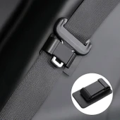 Emniyet Kemeri Tututucu Düzenleyici Plastik Koruma Kapağı Siyah Tekli - 6