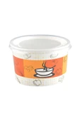 BAR-PACK Çorba Kasesi Şeffaf Kapaklı Set 16 oz 50 Adet - 1