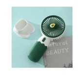 Sevimli  Şarjlı Mini Taşınabilir Fan  Soğutucu Masa Üstü Telefon Standlı Vantilatör - 4