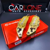 Brembo Orjinal Metal Kaliper Kapağı Sarı Renk Fren Disk Kapağı 2'Li Set Aynı Gün Kargo - 4