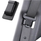 Emniyet Kemeri Tututucu Düzenleyici Plastik Koruma Kapağı Siyah Tekli - 3