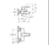 Artema Solid S Banyo Bataryası + Doppo Long Duş Sistemi thumbnail 4
