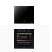 LUXELL 2 Lİ SİYAH CAM SET (OCAK-FIRIN) - 1