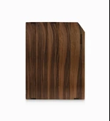Woodsaka Reka İki Bölümlü Dosya Rafı & Kırtasiye Dolabı - Yatay ve Dikey Kullanım - Ceviz Ağacından - 26.8 cm x 20.8 cm x 14.2 cm - 2