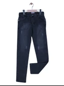 ÇİZİKLİ LİKRALI JEANS ERKEK PANTOLON - 1