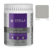Stella Su Bazlı Saf Akrilik Boya Light Grey Ral-7038 - 1
