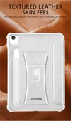 iPad 12.9 inç Manyetik Standlı Hava Yastıklı Kart Yuvalı Koruyucu Kılıf - Gri - 6