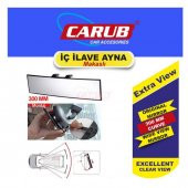 CARUB Ayna İç İlave Makaslı 300 mm Bombe Cam Vakum - 1