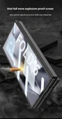 Samsung Galaxy Z Fold 6 Gri PC Telefon Kılıfı - Şık ve Sade - 7