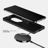 HONOR 300 Pro 6D Mikro Rölyef Manyetik Koruyucu Telefon Kılıfı - Siyah Altın - 7