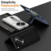 Katlanabilir Standlı ve Bileklikli Telefon Kılıfı - OnePlus Open - 6