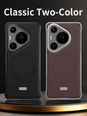 Huawei Pura 70 Ultra Manyetik Alaşımlı Tampon Telefon Kılıfı - Siyah thumbnail 7