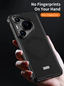 Huawei Pura 70 Ultra Manyetik Alaşımlı Tampon Telefon Kılıfı - Siyah thumbnail 6