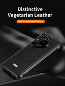 Huawei Pura 70 Ultra Manyetik Alaşımlı Tampon Telefon Kılıfı - Siyah thumbnail 4