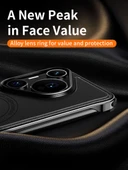 Huawei Pura 70 Ultra Manyetik Alaşımlı Tampon Telefon Kılıfı - Siyah thumbnail 9