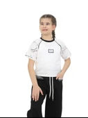 KOL YAZILI KIZ T-SHIRT - 1