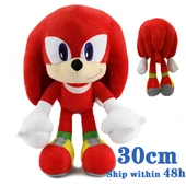 30cm Süper Sonic Peluş Oyuncak - Kirpi, Amy Rose, Knuckles, Tails - Renk 4 - 11