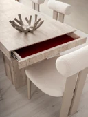TRAVERTEN MDF MASA +6 SANDALYE - 3