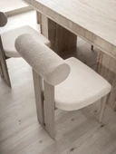 TRAVERTEN MDF MASA +6 SANDALYE - 2