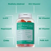 Good Mood Gummy, Duygu Durumu Destekleyici, 5-HTP & Rodiola İçerikli Çiğnenebilir Vitamin Gummies - 5