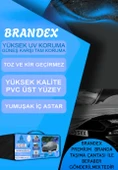 BRANDEX Chery Tiggo 7 Pro ile Uyumlu Premium Fitilli Araba Brandası Miflonlu Branda Oto Çadır Örtü - 3
