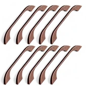 Ezgi 128 mm - 160 mm 10 lu Set Eskitme Antik Bakır Metal Mobilya Mutfak Dolabı Dolap Kulpu Kulpları thumbnail 6