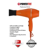Powertec TR-501 Profesyonel Fön Makinesi [Turuncu] - 1