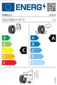 Pirelli 225/55R17 97Y Cinturato P7 Audi  (AO) Oto Yaz Lastiği (Üretim Yılı:2024) thumbnail 2
