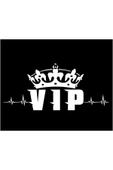 SEÇ VIP Taç Ritimli Araç One Sticker Çok Amaçlı Sticker Etiket thumbnail 1