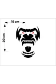 SEÇ Goril Surat Sticker Çok Amaçlı Sticker - 3