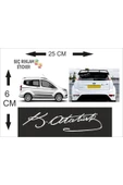 SEÇ K.atatürk Imzası Sticker Araç Sticker - 2