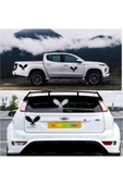 SEÇ Kartal Kanatları Açık Kartal Sticker - 2