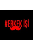 SEÇ Erkek İşi  (15X5CM) Araç Laptop Çok Amaçlı Sticker - 1
