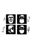 SEÇ Sakallı Adam Sticker - 1