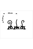 SEÇ Bağajdan Bakan Sevimli Kediler Sticker Çok Amaçlı Sticker - 3