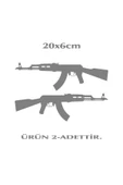 SEÇ Keleş Ak-47 Sticker Çok Amaçlı Sticker - 1