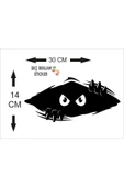 SEÇ Aralıktan Bakan Adam Etiket Araba Sticker - 1