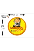 SEÇ ARABADA BEBEK VAR STİCKER 1 ADET - 2