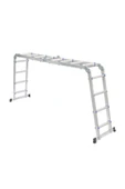 ASVERA 370 CM / 3x4 Çok Amaçlı Akrobat Alüminyum Merdiven – Katlanabilir & Endüstriyel thumbnail 4
