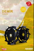 ASVERA Çapa Makinesi Demir Teker Takımı (2 Adet) | Poryasız, Tüm Markalarla Uyumlu thumbnail 1